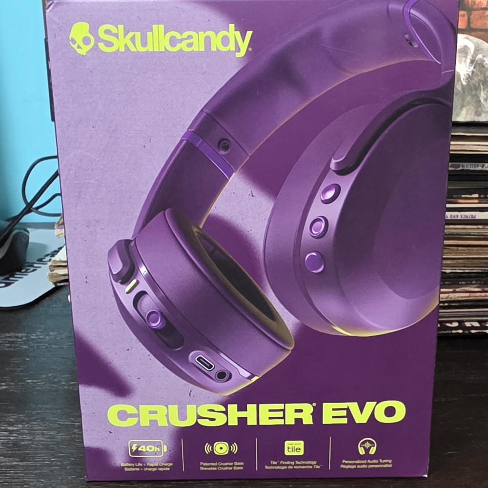 Skullcandy Crusher Evo Wireless Headphones - Purple